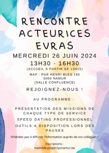 Evènements CLPS NAMUR