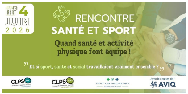 Rencontre Santé et Sport 4 juin 2026