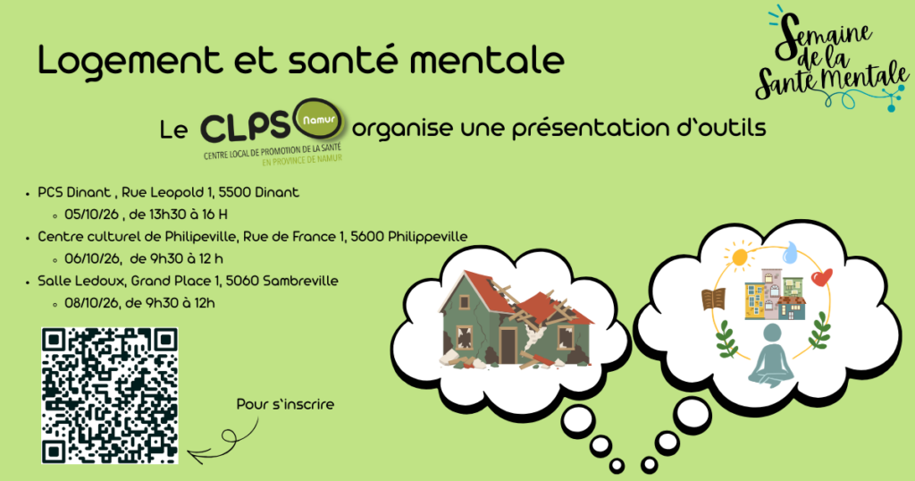 Semaine de la santé mentale Présentation d'outils Logement et santé